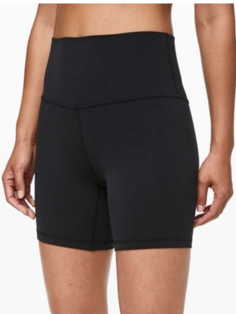 Pristine Like New Lululemon Align HR Short 6" Size:8 Black - Picture 5 of 13